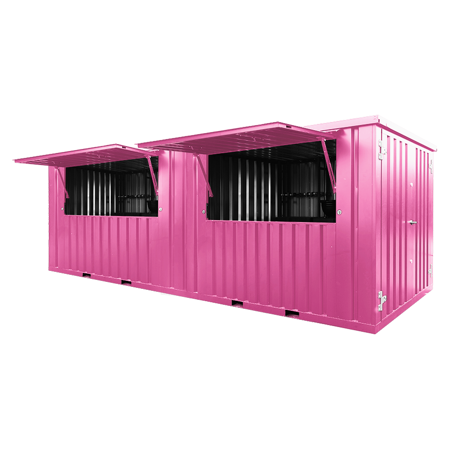 20 Foot Pink Container Bar