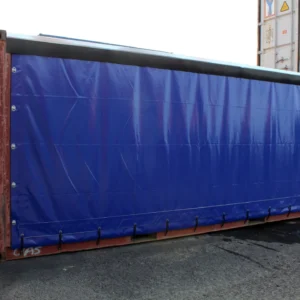 20′ Storage Container With Tarpaulin Wall
