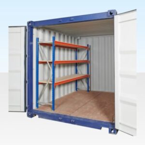 Adjustable Heavy Duty Three Tier Container Racking (Single Bay)