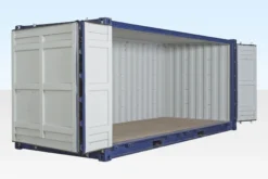 20ft Open Side Shipping Container – One Trip Full Side Access Storage Container