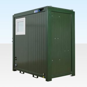 8ft x 5ft Mains Toilet & Shower Cabin (Compact Steel Bathroom Unit)