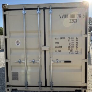 20ft Ivory Shipping Container