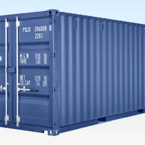 20ft Blue One Trip Shipping Container (RAL 5013) – Premium Storage Container