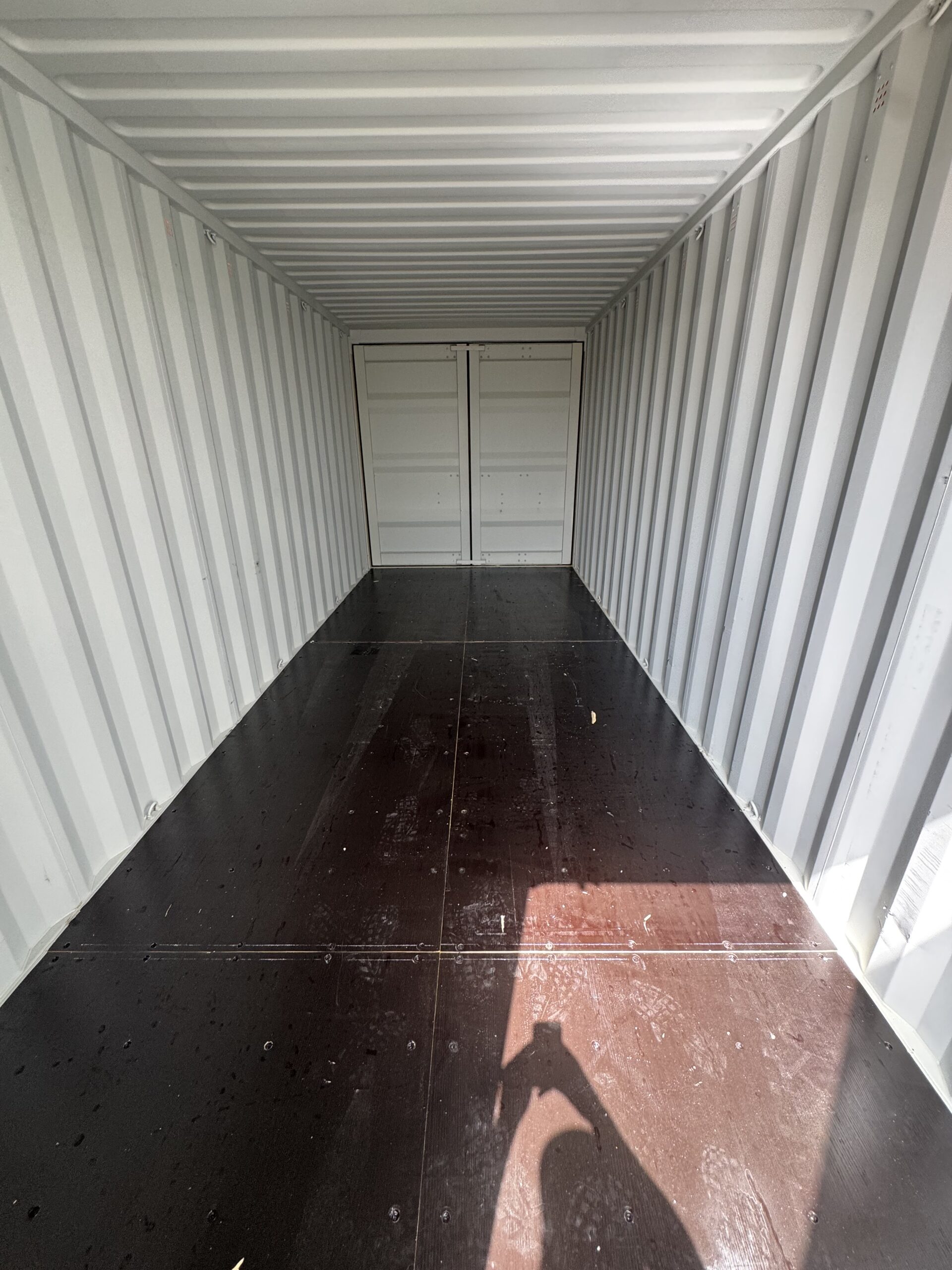 NEW 20ft Ivory Double Door Shipping Container - Image 4