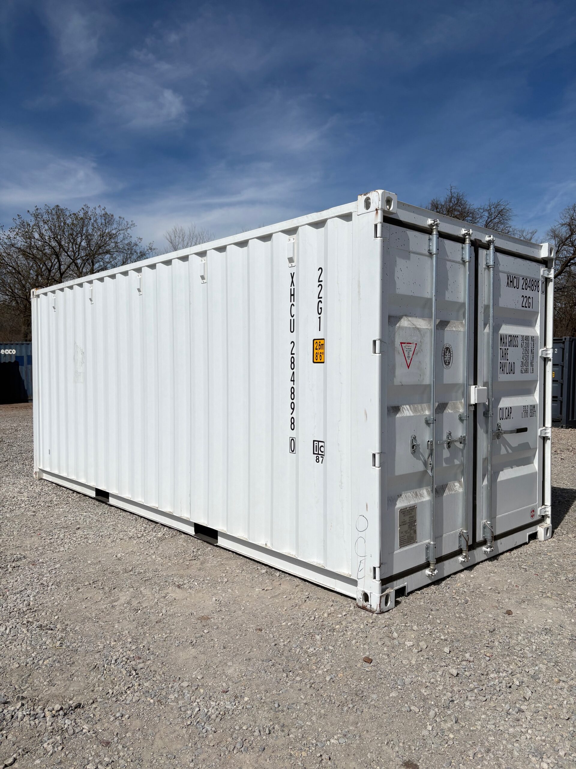 NEW 20ft White Shipping Container - Image 2