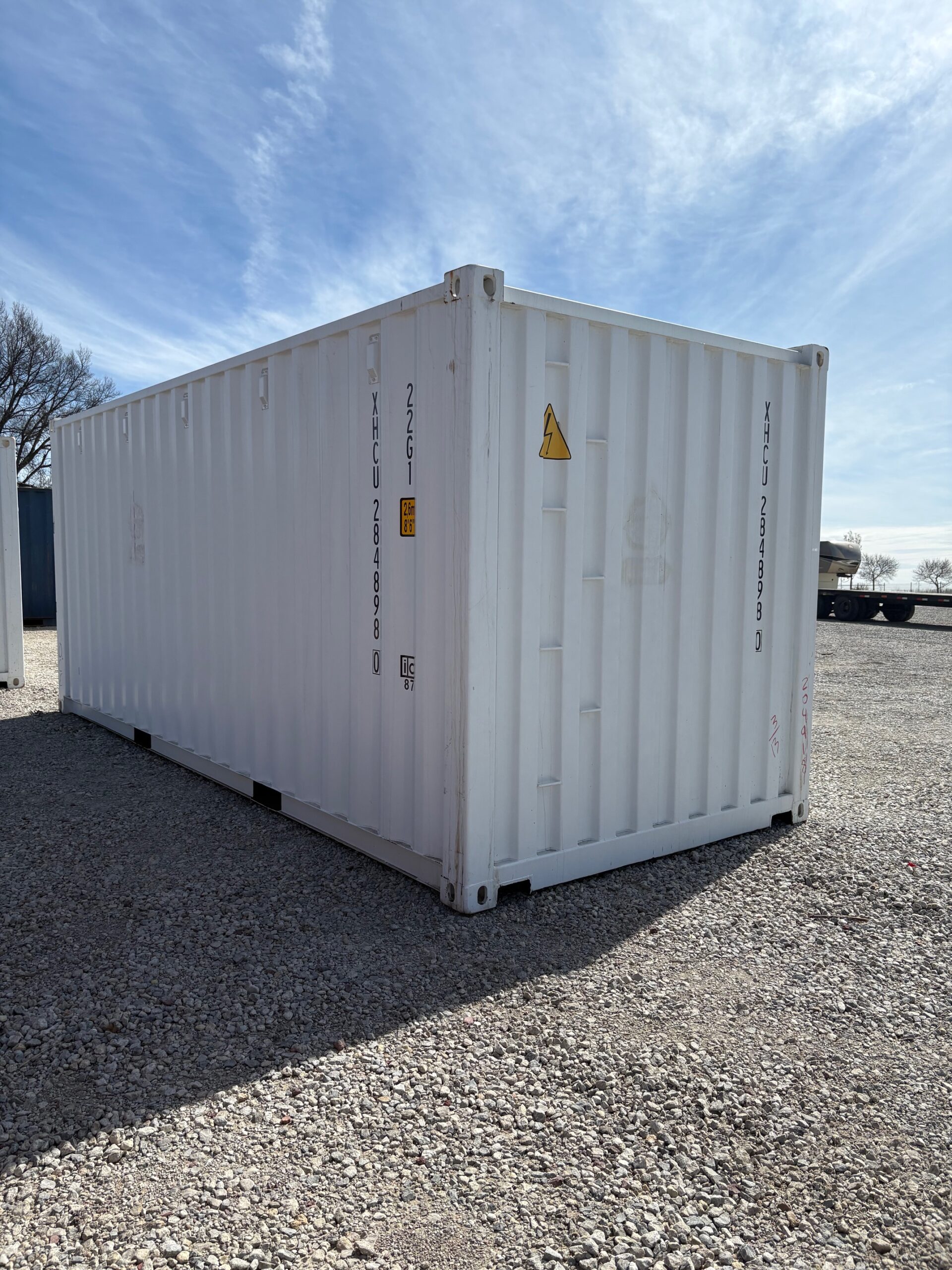 NEW 20ft White Shipping Container - Image 3