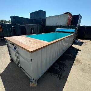20ft Portable Container Swimming Pool | Caribbean Blue Outdoor Swimming Pool - Image 4