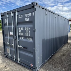 NEW 20ft Slate Gray Shipping Container