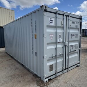 NEW 20ft Light Gray Shipping Contain