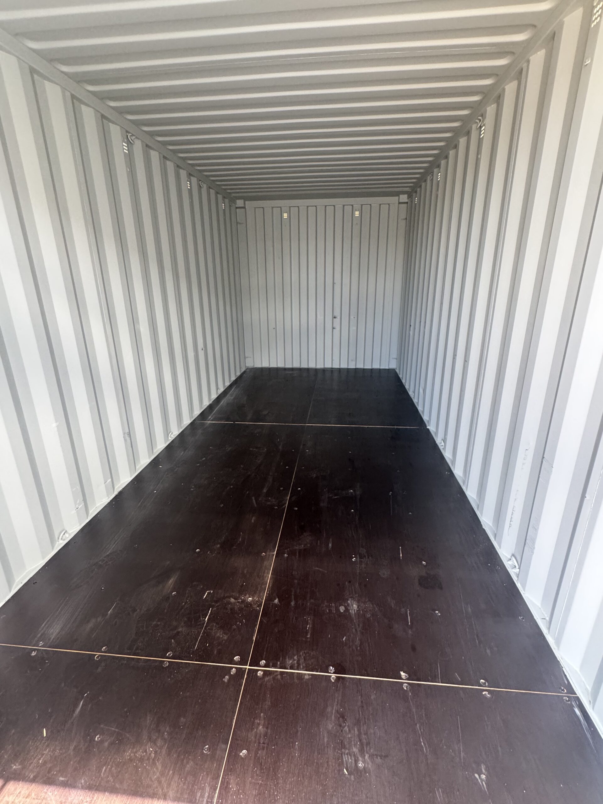 NEW 20ft Light Gray Shipping Contain - Image 3