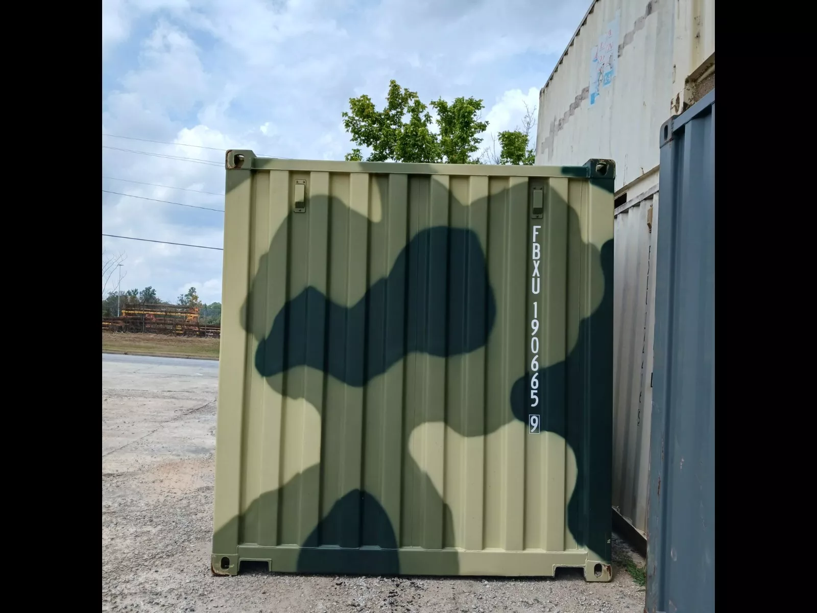 New One Trip 20′ Ft Camouflage Shipping Storage Dry Container Conex - Image 3