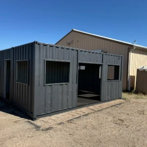 20’x16’ Modified Shipping Container Office for Sale | ADU Container Home